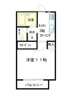 ハイツ・テルイ【2階】の間取り