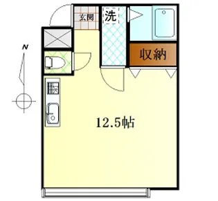アバンティ桔梗野【3階】の間取り
