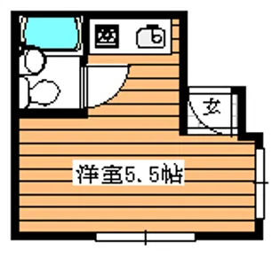 長崎宏和ハイツ【2階】の間取り