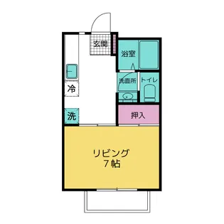 ハイツベーネ【1階】の間取り