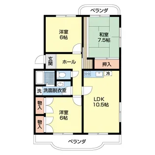 ストークマンションII【3階】の間取り