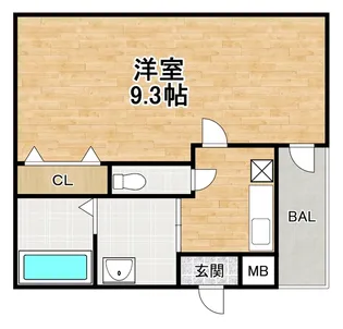 大阪府大阪市東住吉区鷹合1【アパート】の間取り