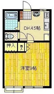 プロージット高城【2階】の間取り