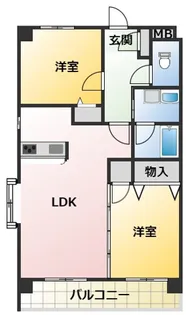 メゾンローズ【3階】の間取り