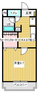 サンライズプレオII【1階】の間取り