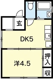 八千代マンション【4階】の間取り