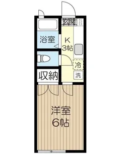 ユーコーポ【1階】の間取り