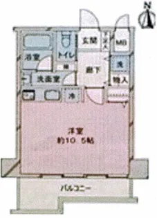 東京都港区白金台1【マンション】の間取り