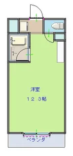 ヴィラ湯川【3階】の間取り
