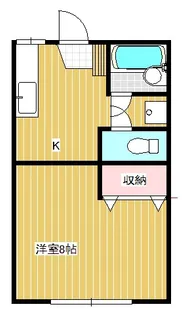 柏アベニューII【1階】の間取り
