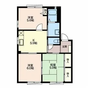 ゼーゲン A【1階】の間取り