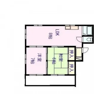 渡辺ビル【2階】の間取り