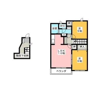 アンシャンテC【2階】の間取り