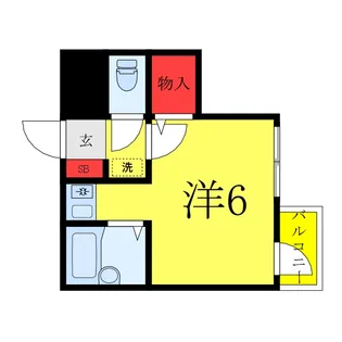 東京都板橋区赤塚2【マンション】の間取り