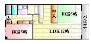 広島県広島市安佐北区亀山4【マンション】の間取り