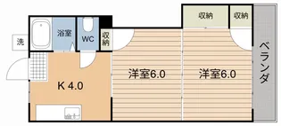 あかいポーチ【2階】の間取り