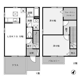 エル古城 IIIの間取り