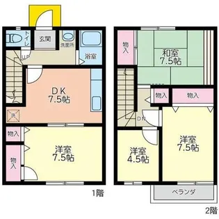 ウィングヴィラの間取り