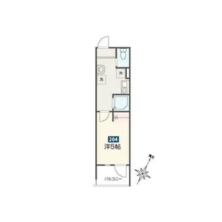 MELDIA小田急相模原II【1階】の間取り