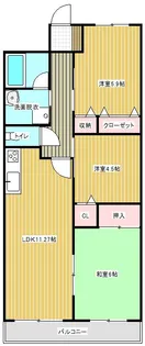 ステラコート山の手【8階】の間取り