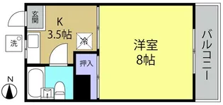 上原ビル【1階】の間取り