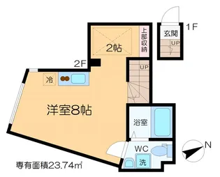 Alley HAUS【2階】の間取り