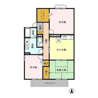 ファミール本郷【1階】の間取り