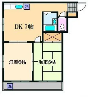 寺田マンション【2階】の間取り