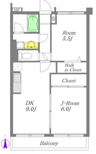 シャルマン津田沼【2階】の間取り