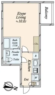 グランドレジデンス目黒【3階】の間取り