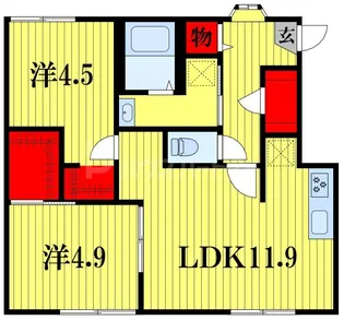 アネックスピア【1階】の間取り