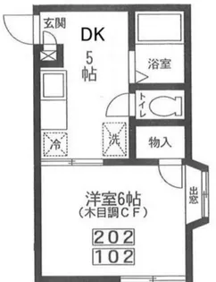 マイスペース西所沢【1階】の間取り