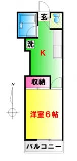 東京都中野区新井1【マンション】の間取り