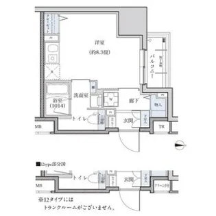 愛知県名古屋市中区新栄1【マンション】の間取り