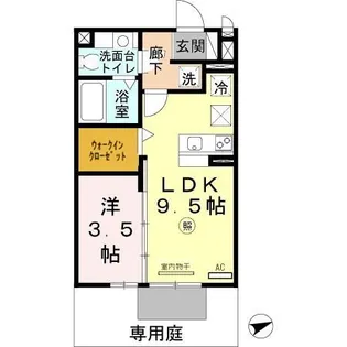 兵庫県西脇市和田町【アパート】の間取り