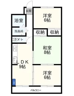 メゾン春山【1階】の間取り
