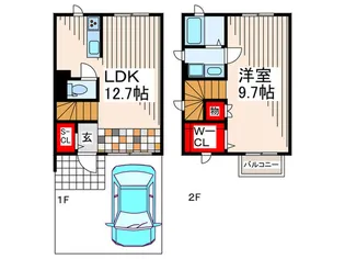東京都江戸川区北葛西5【一戸建】の間取り