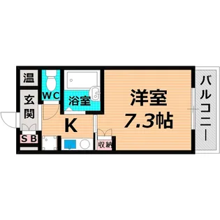 1Kの間取り画像