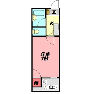 ラ・エトワール【1階】の間取り
