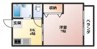 ラフィーネ曽根3【2階】の間取り