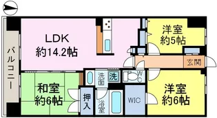 グランカーサ新小岩【3階】の間取り