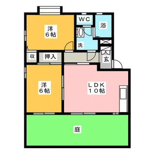 ハーモニーヒル【1階】の間取り
