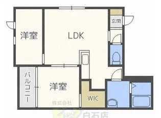 ピースストリートビレッジ【1階】の間取り