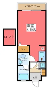 東京都杉並区方南1【マンション】の間取り