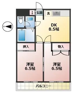 第3金子マンション【2階】の間取り