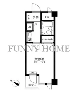 東京都目黒区中央町1【マンション】の間取り