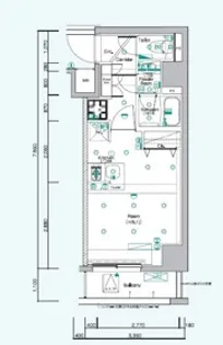 SYFORME MINAMI-IKEBUKURO【5階】の間取り