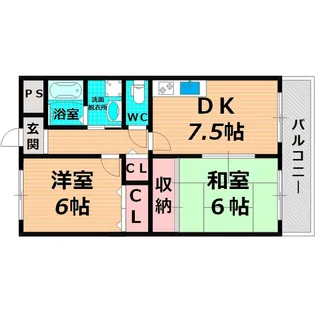 ISM大阪城公園【9階】の間取り
