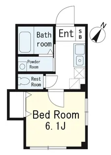 サンク根岸【1階】の間取り