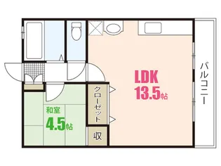 石本ビル【4階】の間取り